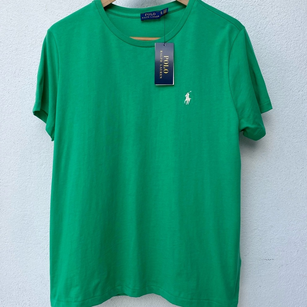 Ralph Lauren Classic Biscay Green, Women/Youth XL Shirt. New With Tags!